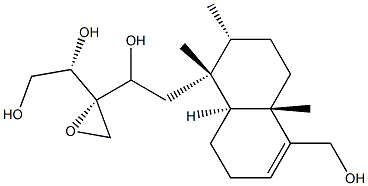(2S,αS,α'R)-α-(Hydroxymethyl)-α'-[[(1R)-1,2,3,4,4a,7,8,8aα-octahydro-5-(hydroxymethyl)-1,2α,4aβ-trimethylnaphthalen-1α-yl]methyl]-2,2-oxiranedimethanol CAS#: 90639-07-9
