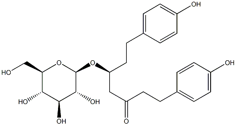 (5S)-5-β-D-Glucopyranosyloxy-1,7-bis(4-hydroxyphenyl)-3-heptanone CAS#: 90803-80-8