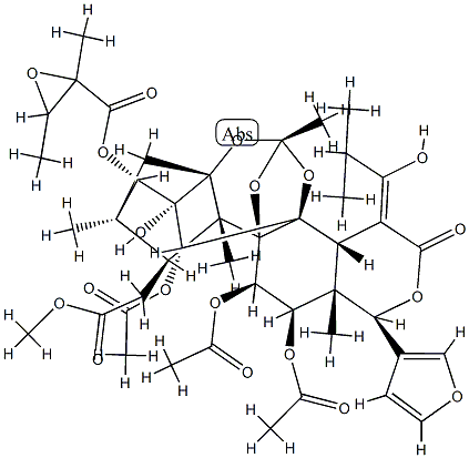 11α,12α-Bis(acetyloxy)-15-[(Z)-2-methyl-1-hydroxypropylidene]phragmalin 30-acetate 3-(2,3-dimethyloxiranecarboxylate) CAS#: 90930-96-4