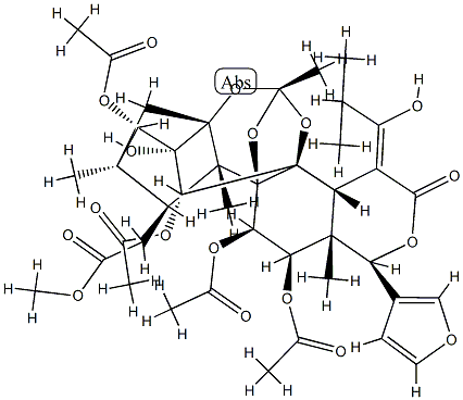11α,12α-Bis(acetyloxy)-15-[(Z)-1-hydroxy-2-methylpropylidene]phragmalin 3,30-diacetate CAS#: 90931-00-3