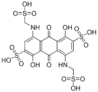 9,10-dihydro-1,5-dihydroxy-9,10-dioxo-4,8-bis[(sulphomethyl)amino]anthracene-2,6-disulphonic acid CAS#: 95008-84-7