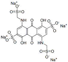 9,10-dihydro-1,5-dihydroxy-9,10-dioxo-4,8-bis[(sulphomethyl)amino]anthracene-2,6-disulphonic acid, sodium salt CAS#: 95008-85-8