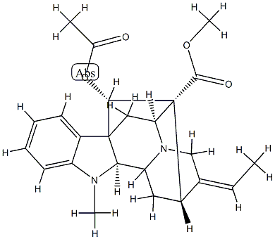 (2α,17S,19E)-17-Acetoxy-19,20-didehydroajmalan-16-carboxylic acid methyl ester CAS#: 912-27-6