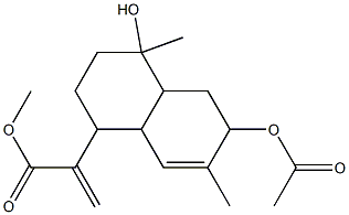 [1R,(-)]-6α-Acetyloxy-1,2,3,4,4aα,5,6,8aα-octahydro-4α-hydroxy-4,7-dimethyl-α-methylene-1α-naphthaleneacetic acid methyl ester CAS#: 91896-96-7