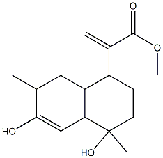 [1R,(-)]-1,2,3,4,4aα,7,8,8aα-Octahydro-4α,6α-dihydroxy-4,7-dimethyl-α-methylene-1α-naphthaleneacetic acid methyl ester CAS#: 91896-97-8