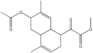[1R,(-)]-6α-Acetyloxy-1,2,4aα,5,6,8aα-hexahydro-4,7-dimethyl-α-methylene-1α-naphthaleneacetic acid methyl ester CAS#: 91896-98-9