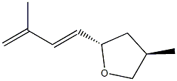 (2S)-Tetrahydro-4β-methyl-2α-[(E)-3-methyl-1,3-butadienyl]furan CAS#: 92343-93-6