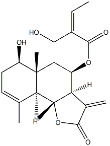 (Z)-2-(Hydroxymethyl)-2-butenoic acid (3aR)-2,3,3aβ,4,5,5a,6,7,9aβ,9bα-decahydro-6α-hydroxy-5aα,9-dimethyl-3-methylene-2-oxonaphtho[1,2-b]furan-4α-yl ester CAS#: 92356-86-0