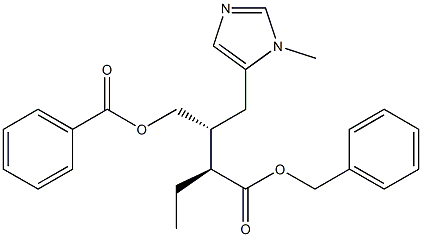 (αS,βR)-α-Ethyl-β-[(benzoyloxy)methyl]-1-methyl-1H-imidazole-5-butanoic acid benzyl ester CAS#: 92598-84-0