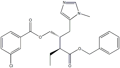 (αS,βR)-α-Ethyl-β-[[(3-chlorobenzoyl)oxy]methyl]-1-methyl-1H-imidazole-5-butanoic acid benzyl ester CAS#: 92622-09-8