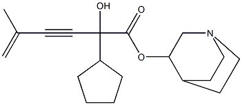 α-(3-Methyl-3-buten-1-ynyl)-α-hydroxycyclopentaneacetic acid 3-quinuclidinyl ester CAS#: 92955-92-5