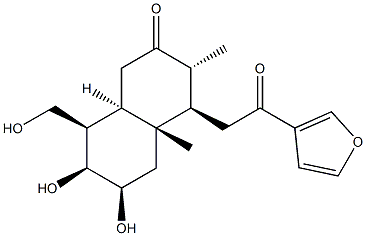 (3R)-4β-[2-(3-Furanyl)-2-oxoethyl]-3,4,4a,5,6,7,8,8aα-octahydro-6β,7β-dihydroxy-8β-(hydroxymethyl)-3α,4aβ-dimethyl-2(1H)-naphthalenone CAS#: 93236-23-8