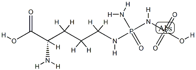 Nδ-[(Sulfoamino)(amino)phosphinyl]-L-ornithine CAS#: 93289-64-6