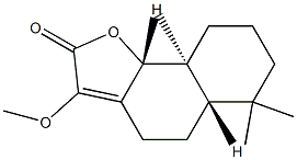 (5aS)-5,5aα,6,7,8,9,9a,9b-Octahydro-6,6,9aβ-trimethyl-9bα-methoxynaphtho[1,2-b]furan-2(4H)-one CAS#: 93474-11-4