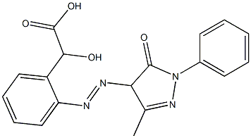 2-[(4,5-Dihydro-3-methyl-5-oxo-1-phenyl-1H-pyrazol-4-yl)azo]-α-hydroxybenzeneacetic acid CAS#: 94497-82-2