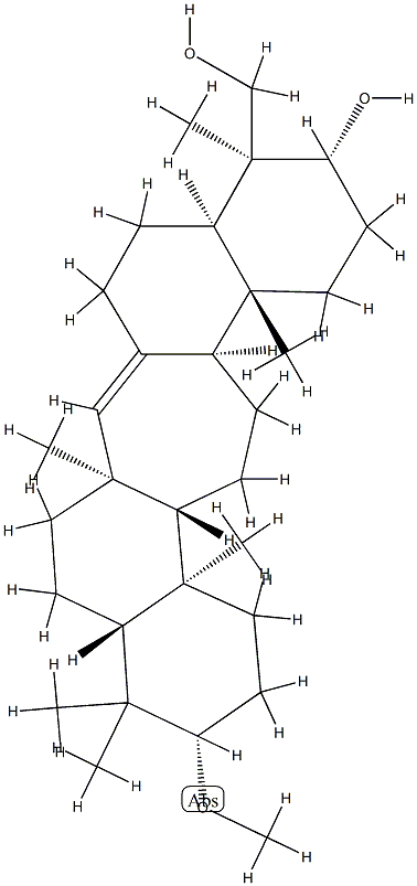 3β-Methoxy-C(14a)-homo-27-norgammacer-14-ene-21β,29-diol CAS#: 94805-74-0