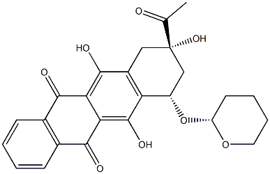(7S)-9-Acetyl-7β-[[(R)-tetrahydro-2H-pyran-2-yl]oxy]-7,8,9,10-tetrahydro-6,9β,11-trihydroxynaphthacene-5,12-dione CAS#: 94854-44-1