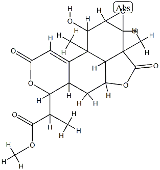 1a,1b,3a,4a,5,7,8b,8c,9,9a-Decahydro-9-hydroxy-α,1b,8b-trimethyl-2,7-dioxo-2H,4H-furo[2',3',4':4,5]oxireno[6,7]naphtho[2,1-c]pyran-5-acetic acid methyl ester CAS#: 95258-26-7