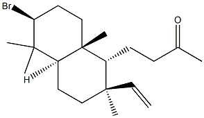 4-[(1R,4aα)-6β-Bromo-2β-ethenyldecahydro-2,5,5,8aβ-tetramethylnaphthalen-1α-yl]-2-butanone CAS#: 95387-43-2