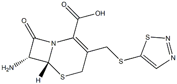 (6R,7R)-7α-Amino-8-oxo-3-(1,2,3-thiadiazol-5-ylthiomethyl)-5-thia-1-azabicyclo[4.2.0]oct-2-ene-2-carboxylic acid CAS#: 95529-25-2