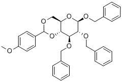 4,6-Di-O-(p-methoxybenzylidene)-1,2,3-tri-O-benzyl-β-D-glucopyranose CAS#: 95712-22-4