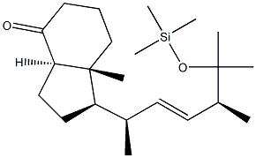 (1R,3aR,7aR)-1-((2R,5S,E)-5,6-dimethyl-6-((trimethylsilyl)oxy)hept-3-en-2-yl)-7a-methyloctahydro-4H-inden-4-one CAS#: 95716-69-1