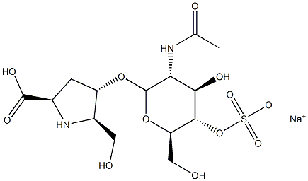 4α-[[2-(Acetylamino)-2-deoxy-4-O-sodiosulfo-β-D-glucopyranosyl]oxy]-5β-(hydroxymethyl)-L-proline CAS#: 95975-85-2