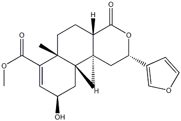 (2S)-2β-(3-Furyl)-9α-hydroxy-6aα,10bβ-dimethyl-4-oxo-1,4,4aα,5,6,6a,9,10,10aα,10b-decahydro-2H-naphtho[2,1-c]pyran-7-carboxylic acid methyl ester CAS#: 96552-83-9