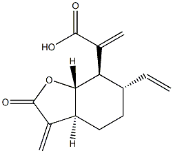 (3aS,7aα)-Octahydro-6β-ethenyl-α,3-bis(methylene)-2-oxo-7α-benzofuranacetic acid CAS#: 96850-14-5