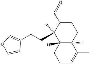(5α,8α,9R,10β)-15,16-Epoxycleroda-3,13(16),14-trien-17-al CAS#: 97457-12-0