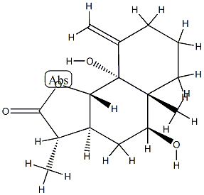 (3S)-3aβ,4,5,5a,6,7,8,9,9aβ,9bα-Decahydro-5α,9aβ-dihydroxy-3β,5aα-dimethyl-9-methylenenaphtho[1,2-b]furan-2(3H)-one CAS#: 97649-06-4