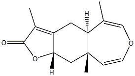 (4aR)-3,5,9aβ-Trimethyl-4aα,9a,10,10aβ-tetrahydrofuro[2,3-h][3]benzoxepin-2(4H)-one CAS#: 97983-42-1