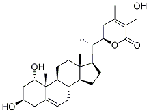 (22R)-1α,3β,22,27-Tetrahydroxyergosta-5,24-diene-26-oic acid 26,22-lactone CAS#: 98569-64-3