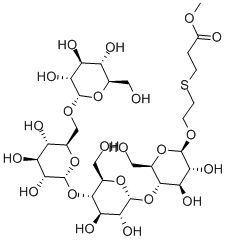 ALPHA-D-GLC-[1->6]-ALPHA-D-GLC-[1->4]-ALPHA-D-GLC-[1->4]-BETA-D-GLC-1->O-CETE CAS#: 90214-99-6