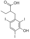ALPHA-ETHYL-3-HYDROXY-2,4,6-TRIIODOHYDROCINNAMIC ACID CAS#: 96-84-4
