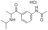 Acetamide, N-(3-(2-((1-methylethyl)amino)-1-oxopropyl)phenyl)-, monohy drochloride CAS#: 97111-14-3