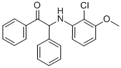 Acetophenone, 2-(2-chloro-m-anisidino)-2-phenyl- CAS#: 95743-17-2