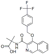 Alanine,  2-methyl-N-[[4-[[4-(trifluoromethyl)phenyl]methoxy]-3-isoquinolinyl]carbonyl]- CAS#: 897390-04-4