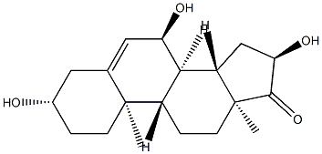 Androst-5-en-17-one, 3beta,7alpha,16alpha-trihydroxy- (6CI,7CI) CAS#: 95801-49-3