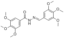 BENZOIC ACID, 3,4,5-TRIMETHOXY-, [(3,4,5-TRIMETHOXYPHENYL)METHYLENE]HYDRAZIDE CAS#: 90754-75-9