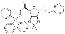 BENZYL 2,3-O-ISOPROPYLIDENE-6-O-TRITYL-5-KETO-ALPHA-D-MANNOFURANOSE CAS#: 91364-12-4