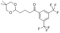 BIS-3',5'-TRIFLUOROMETHYL-4-(5,5-DIMETHYL-1,3-DIOXAN-2-YL)BUTYROPHENONE CAS#: 898755-91-4