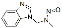 Benzimidazole, 1-[(methylnitrosamino)methyl]- (7CI) CAS#: 90558-62-6