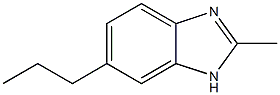 Benzimidazole, 2-methyl-5(or 6)-propyl- (7CI) CAS#: 93883-26-2