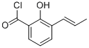 Benzoyl chloride, 2-hydroxy-3-(1-propenyl)-, (E)- (9CI) CAS#: 97070-50-3
