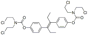 Bis[N,N-bis(2-chloroethyl)carbamic acid](1,2-diethyl-1,2-ethenediyl)di(4,1-phenylene) ester CAS#: 991-23-1
