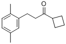 CYCLOBUTYL 2-(2,5-DIMETHYLPHENYL)ETHYL KETONE CAS#: 898754-18-2