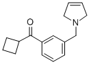 CYCLOBUTYL 3-(3-PYRROLINOMETHYL)PHENYL KETONE CAS#: 898749-69-4