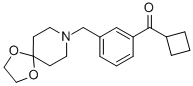 CYCLOBUTYL 3-[8-(1,4-DIOXA-8-AZASPIRO[4.5]DECYL)METHYL]PHENYL KETONE CAS#: 898762-49-7