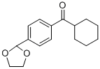 CYCLOHEXYL 4-(1,3-DIOXOLAN-2-YL)PHENYL KETONE CAS#: 898760-90-2